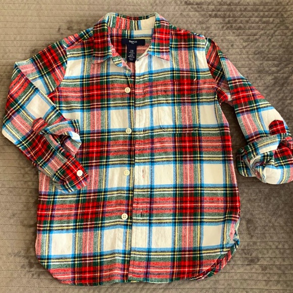 GAP Other - Boy’s Gap Long sleeve Plaid Button down shirt